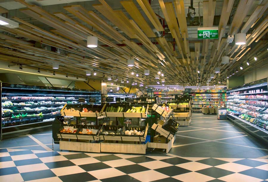 siêu thị romea tại tầng hầm dự án Leman Luxury