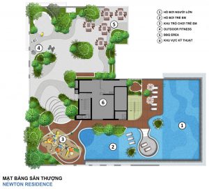 Tiện ích tầng thượng dự án căn hộ Newton Nguyễn Văn Trỗi
